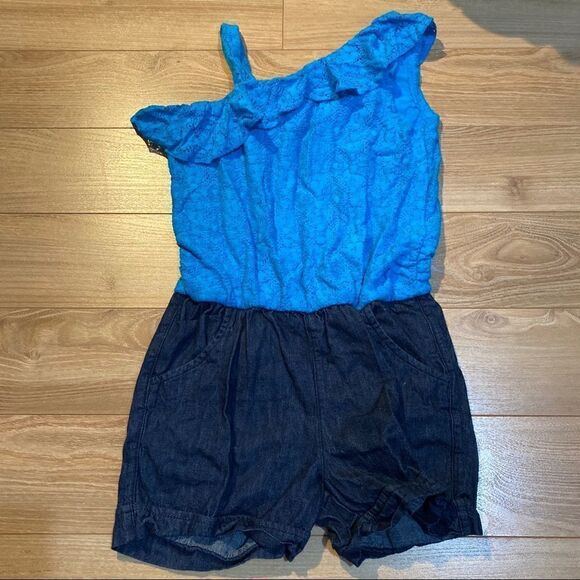 Girls epic threads romper blue and denim - Picture 3 of 3